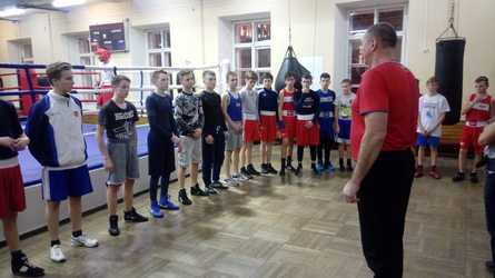 Открытая тренировка сборной команды Санкт-Петербурга по боксу