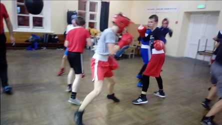 Открытая тренировка сборной команды Санкт-Петербурга по боксу