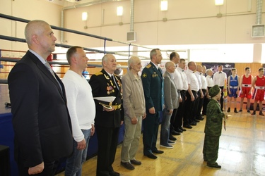 Торжественное открытие XV Первенства по боксу памяти бойцов Ижорского батальона