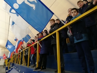 Церемония открытия IX детско-юношеского турнира по хоккею с шайбой на Кубок Следственного комитета РФ