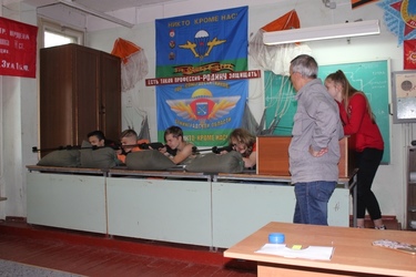 Тренировка секции основы военной службы