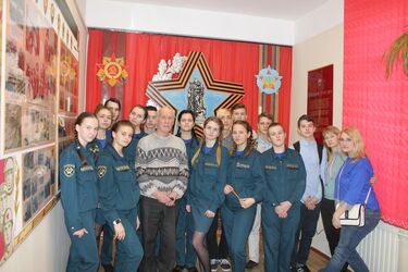 Посещение Музея 376-ой стрелковой Кузбасско-Псковской Краснознамённой дивизии